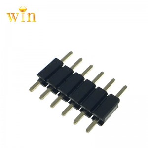 2,54 мм 6P однорядный штифт заголовок оловянный латунный контакт